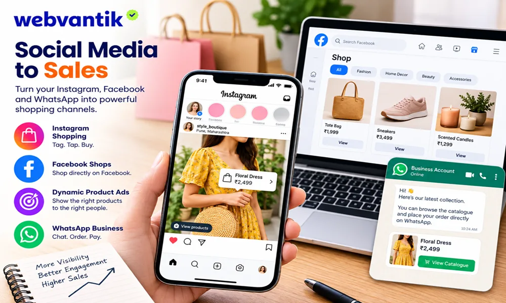 Social Media Marketing for E-Commerce Businesses in Pune — Webvantik