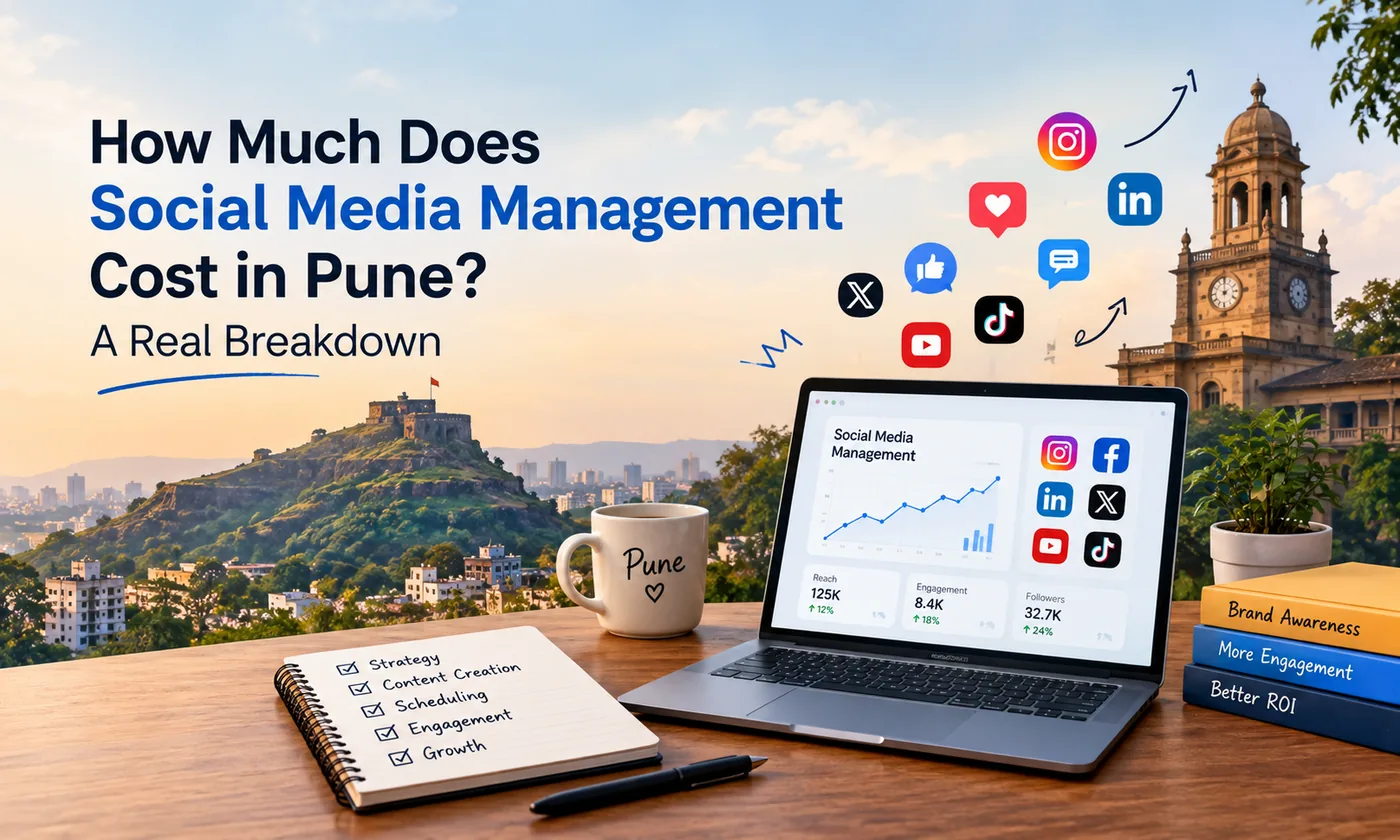 How Much Does Social Media Management Cost in Pune? A Real Breakdown — Webvantik