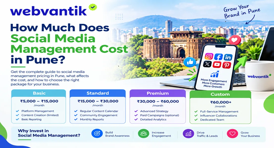 How Much Does Social Media Management Cost in Pune? A Real Breakdown — Webvantik