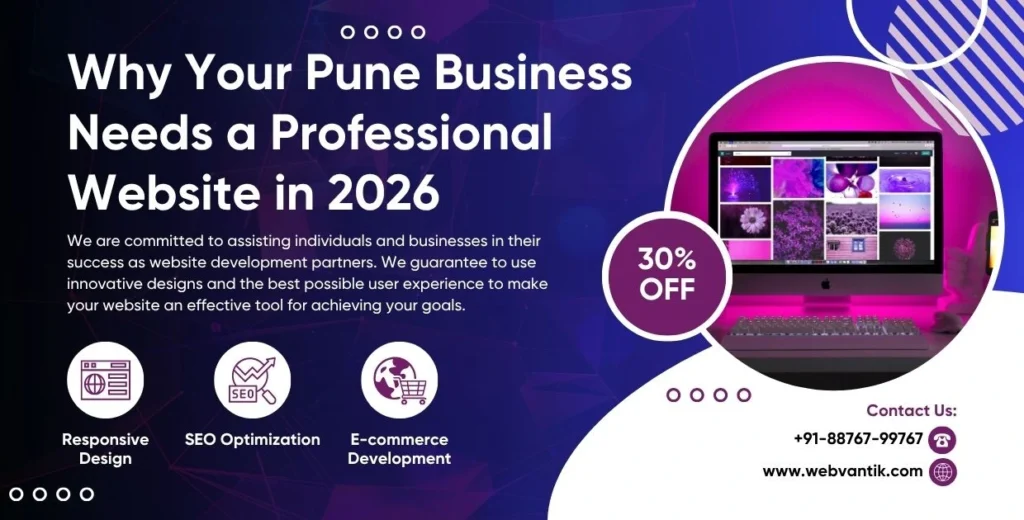professional website for business in Pune